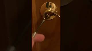 How to unlock a locked door