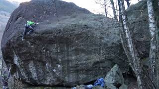 Video thumbnail of Midnight lightning of Ticino, 7c+. Chironico