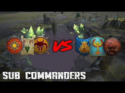 SUB COMMANDERS 3v3 - Total War Warhammer 2