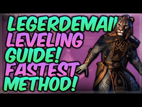 ESO LEGERDEMAIN Levelling Guide! FASTEST Way To Level The Legerdemain Skill Line!