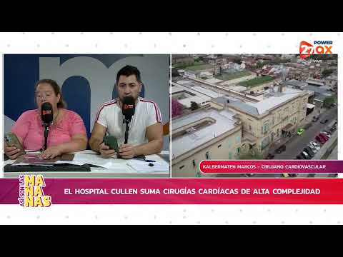 Santa Fe suma cirugías cardíacas de alta complejidad en el Cullen