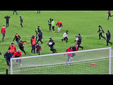 Partizani 1-2 Tirana. Kercet druri mbas ndeshjes. Policia hyn ne Air Albania Stadium
