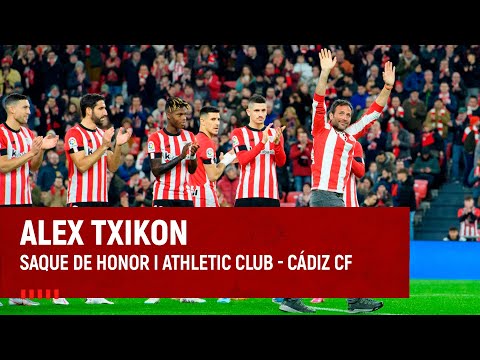 Alex Txikon I Ohorezko sakea - Saque de honor I Athletic Club - Cádiz CF