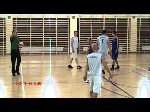OZKosz Cz-wa Liga Okręgowa 2011/2012   28.10.2011 OKS Olesno - OSiR Kłobuck 4 kwarta