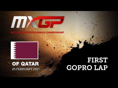 First GoPro Lap with Samuele Bernardini - MXGP of Qatar 2017 - Motocross