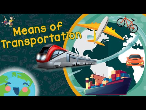 Means of Transportation for Kids - Ground, Water and Air Trasportation  (Educational Video for Kids)