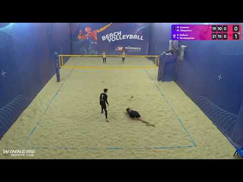 15:10 M. Kyselov / M. Stepanov - V. Kelbas / Y. Yevdokymov 26.02.2023 | Winners Beach Volleyball