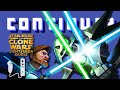 Star Wars: The Clone Wars Lightsaber Duels wii Continue