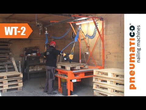 Table de réparation et recyclage de palette en bois pneumatico wt-2_7