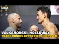 Alexander Volkanovski, Max Holloway Trade Words After Fiery Press Conference | UFC 276 Faceoff