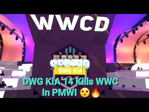 DWG KIA 14 Kills WWCD In PMWI Match5😮🔥🔥