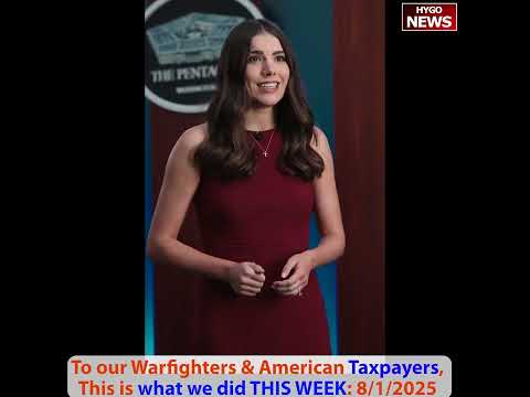 Trump: Thailand & Cambodia peace settled Within a day; DOD: To Taxpayers what we did THIS WEEK