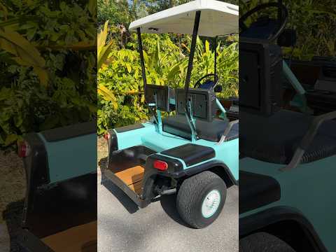 I turned two junk golf carts into one $3000 golf cart #diy #shorts #restoration #flipping #golfcart