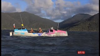 Female rowing duo complete Pacific adventure & grew plants on their boat (Pacific Ocean) 19/Oct/2025