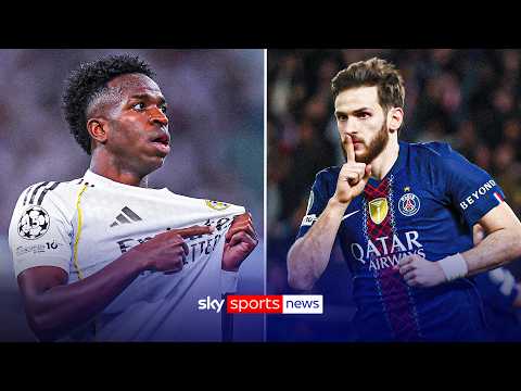 Vinicius Jr the difference as Real Madrid reach Champions League last 16 | PSG win against Monaco