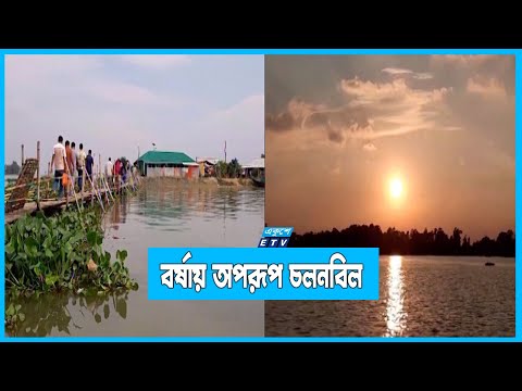 চলনবিলের অপরূপ সৌন্দর্যে আকৃষ্ট পর্যটকরা