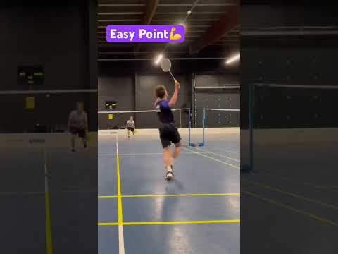 Easy Point💪💪💪 #shuttlesmash #badminton #badmintolovers #badmintonlovers