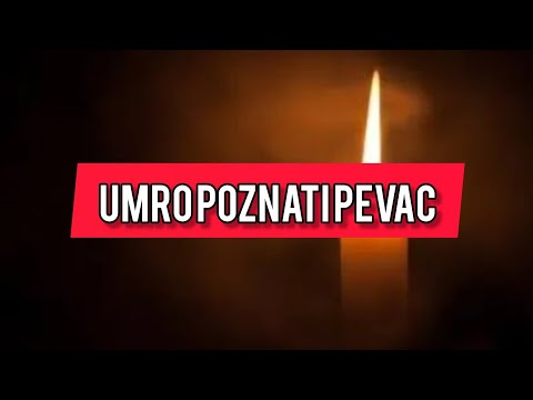 Umro poznati pevac! Sok i neverica!