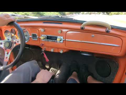 1966 VW Bug In car