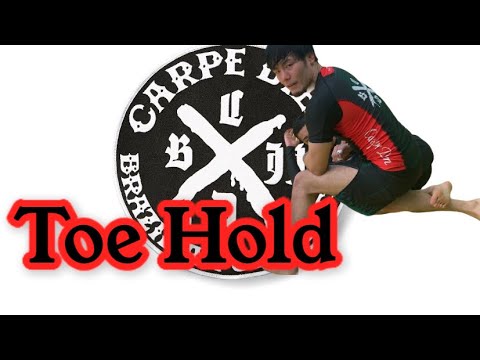 ハーフガードからのトーホールド Toe Hold from Half Guard