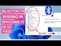 Fix Bluetooth Not Showing In Device Manager On Windows 11 10 Get Missing BT