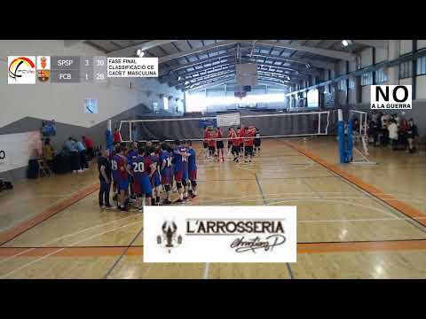 Partit semifinal voleibol Fase Final Cadet Masculina : CVSPSP  - FCB