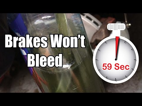 Brakes Won't Bleed