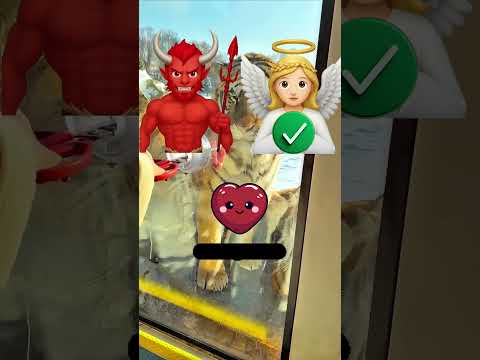 نمر غريب يرفض اللحمة😮