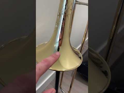 S.E. Shires Custom Series Medium Bore Trombone 2017 - Yellow Brass/Gold Brass image 13