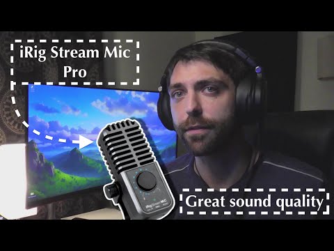 GREAT Mic for under $200 | iRig Stream Mic Pro | Actual sound quality, not an unboxing