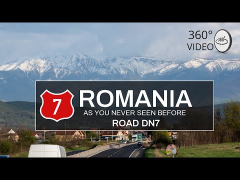 Romania - as You never seen before [road DN7] [360 video - raw]