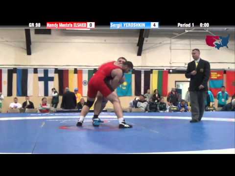 98 KG QF - Hamdy Mostafa Elsaied (EGY) vs Saegii Yeroshkin (UKR)