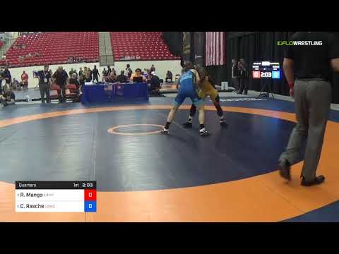 2018 Marine Corps US Open/Senior Men's Greco-Roman 63 Quarters - Ryan Mango (Army) Vs. Colton Rasc