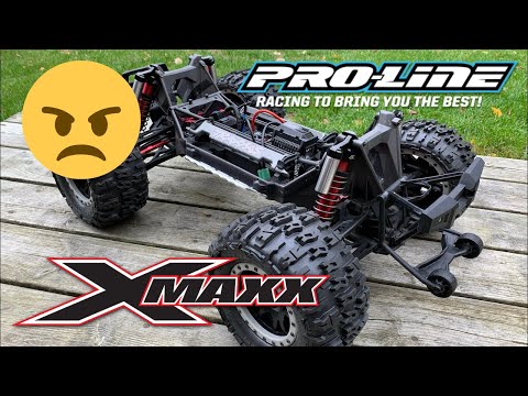 Broke my Traxxas X-maxx after 3 minutes (Update Video)