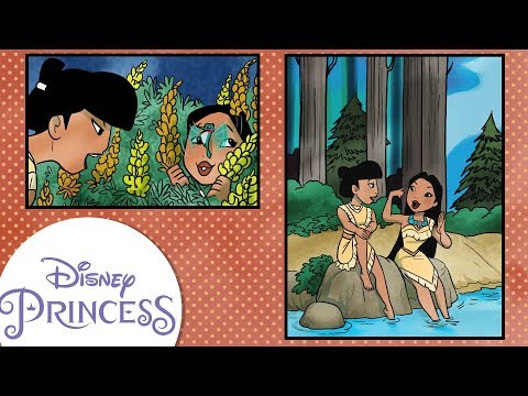 ディズニーコミックス イン モーション｜ディズニープリンセス｜ポカホンタス かくれんぼ (Disney Comics In Motion | Disney Princess | Pocahontas Hide and Seek)