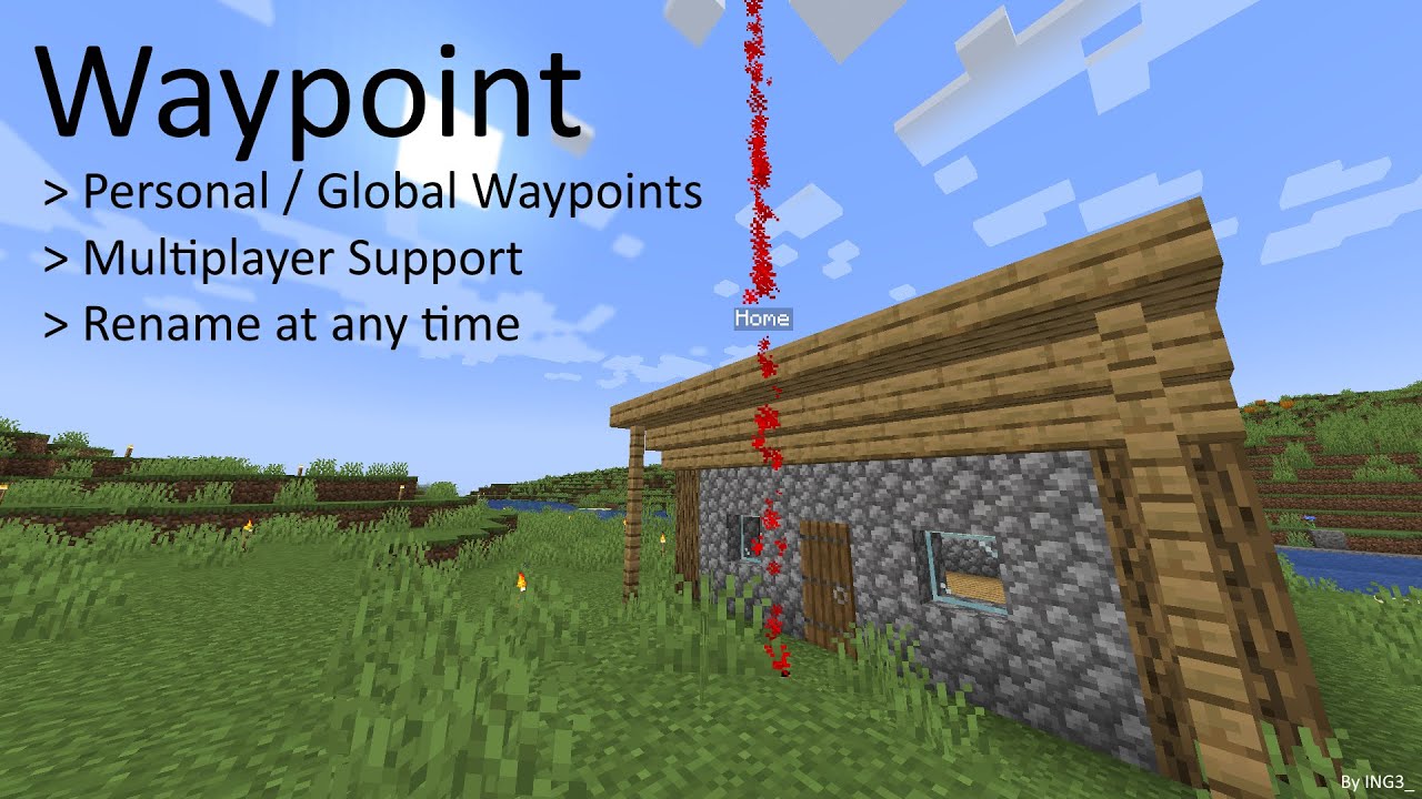 Waypoints Add-On for Minecraft!  Minecraft Bedrock (1.19 - 1.20) 