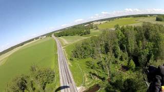 preview picture of video 'paramotor över fellingsbro'