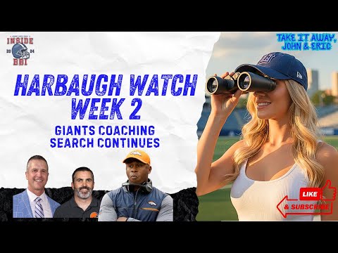 Harbaugh Watch, Week 2 - The Giants Search For A Head Coach Continues. #nfl #sports #football