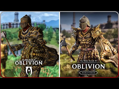 All Armor Sets & Outfits Compared: The Elder Scrolls 4 Oblivion Remastered vs Original