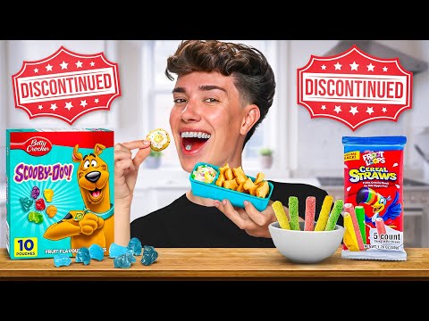 EATING CANCELLED NOSTALGIC SNACKS FROM CHILDHOOD!
