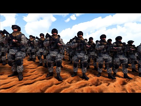 10,000 MODERN SOLDIERS VS 100,000 OSTRICHES | Ultimate Epic Battle Simulator 2 | UEBS 2