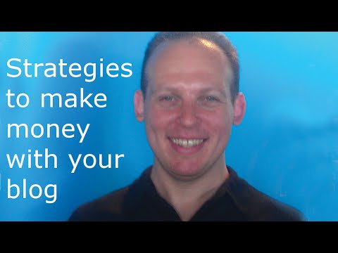 How to make money from a blog with AdSense, affiliate marketing & selling products: strategy & ideas Video