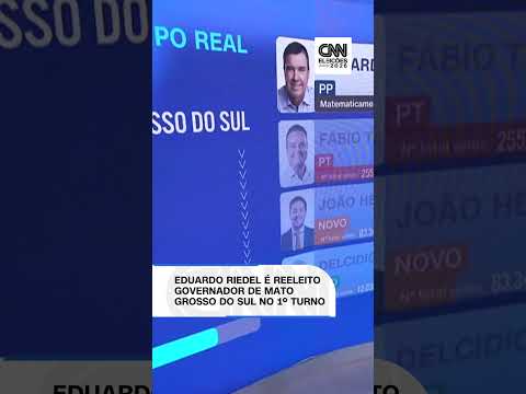 Eduardo Riedel é reeleito governador de Mato Grosso do Sul no 1º turno