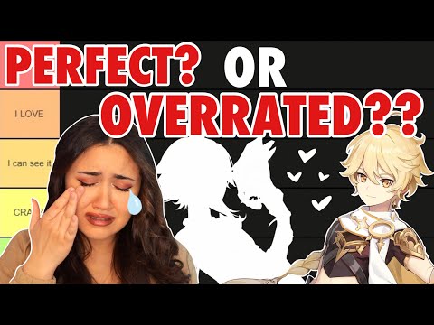 RANKING GENSHIN TRAVELER / MC SHIPS  !! / GENSHIN IMPACT 3.4 TIER LIST