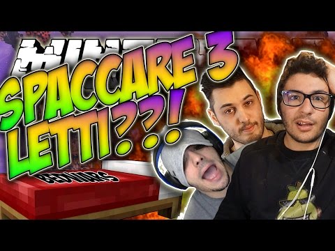 SPACCARE 3 LETTI IN UNA PARTITA?! - Minecraft BEDWARS ITA W/TheMark ErenBlaze