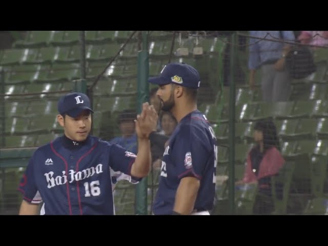 【4回表】ライオンズ・メヒアが鋭いに反応する好捕!! 2017/5/19 L-H