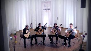 Toccata by Leo Brouwer, performed by Weimar Guitar Quartet