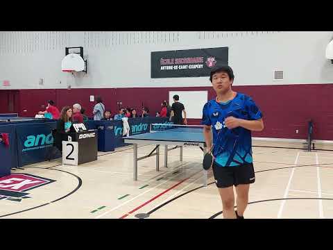Zakria 1997 vs Zachary 1378 - Team DivB Final - Circuit Quebecois Ping-Pong Depot #216