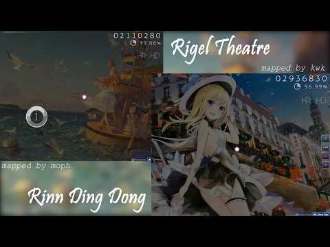 osu! | Rigel Theatre - Rinn Ding Dong +HDHR (side by side diffs)