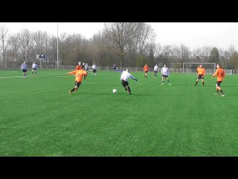 3-3-2018 IJFC 11 - VV De Meern 10 com 5-8  Keeper IJFC redt tot 2 x toe op inzet Jasper